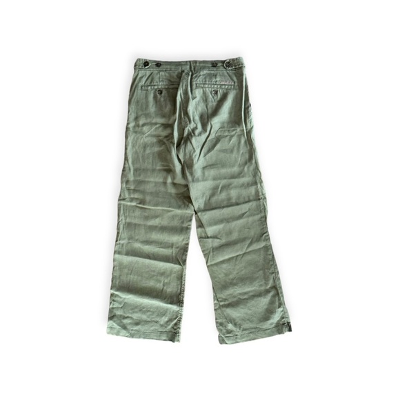 Level 99 green casual pants Sz 25 small straight leg - Picture 4 of 10